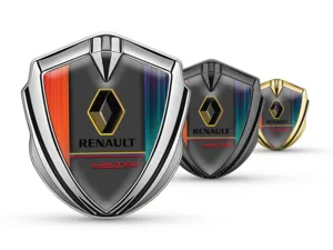 Renault Emblem Silikon Abzeichen Pro Stil Edelstahl